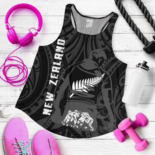 New Zealand Flag Women'S Racerback Tank - Rugby Winner - Vibe Hoodie