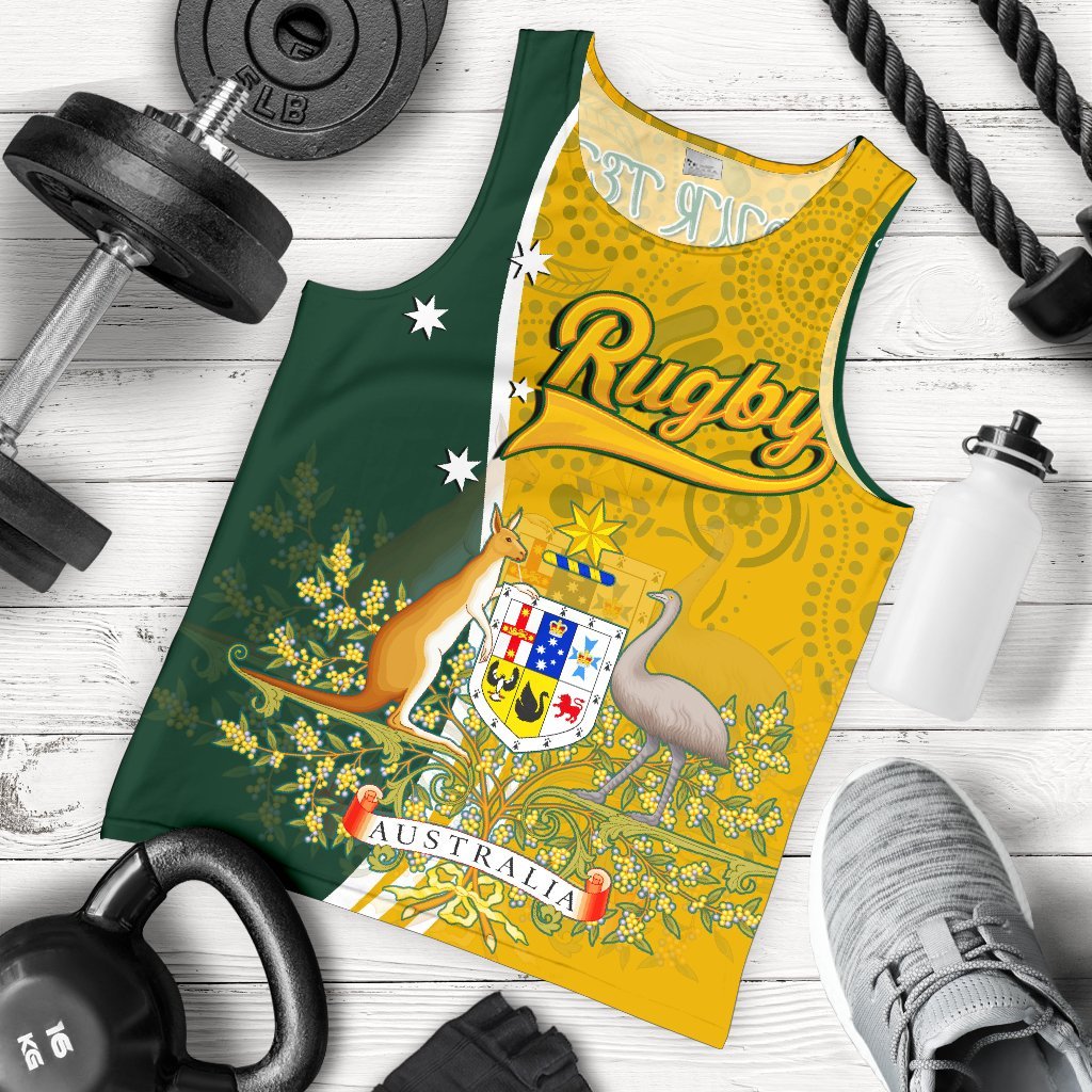 personalised-mens-tank-top-australia-coat-of-arm-in-rugby-style