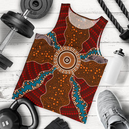 men-tank-top-aboriginal-dot-painting-mens-tank-ver06