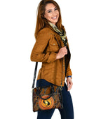 Shoulder Handbag - Aboriginal Bag Dot Painting - Vibe Hoodie