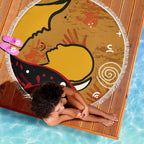aboriginal-beach-blanket-mother-and-son-hand-art