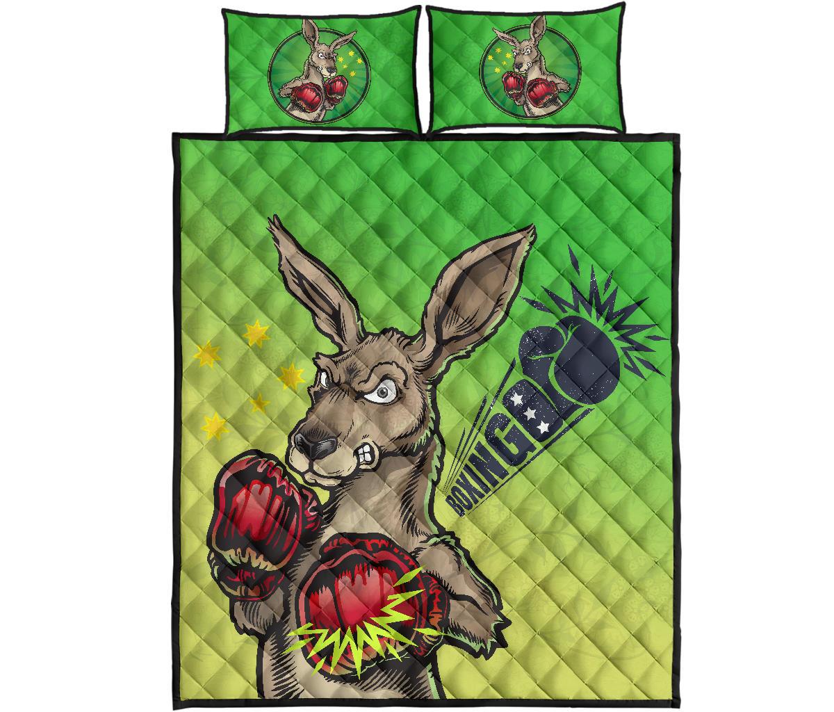 quilt-bed-set-kangaroo-boxing