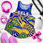Eels Indigenous Special Women Racerback Tank Version Gold - Vibe Hoodie