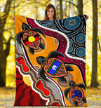 premium-blanket-australia-aboriginal-dots-with-turtle-and-naidoc-flags