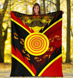 aboriginal-premium-blanket-indigenous-flag-with-footprint-hand-art