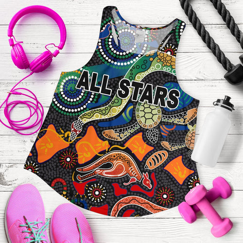 Indigenous Women Racerback Tank All Stars Pride Version - Vibe Hoodie