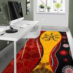 aboriginal-rugs-koori-dot-acrylic-paint-dreamtime-dance