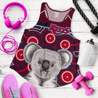 Reds Rugby Australian Women Racerback Tank Simple Indigenous Queensland - Vibe Hoodie