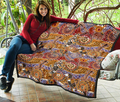 premium-quilts-aboriginal-patterns-coverlets-australian-animals