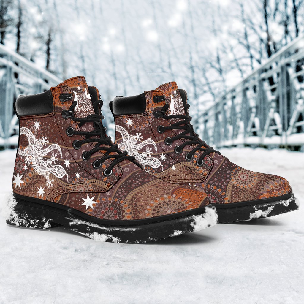 aboriginal-boots-lizard-patterns-circle-dot-painting-all-season-1