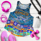 Racerback Tank - Kangaroo Dreaming - Vibe Hoodie