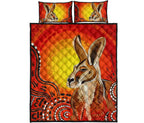 aboriginal-quilt-cover-set-kangaroo-patterns-sun-dot-painting