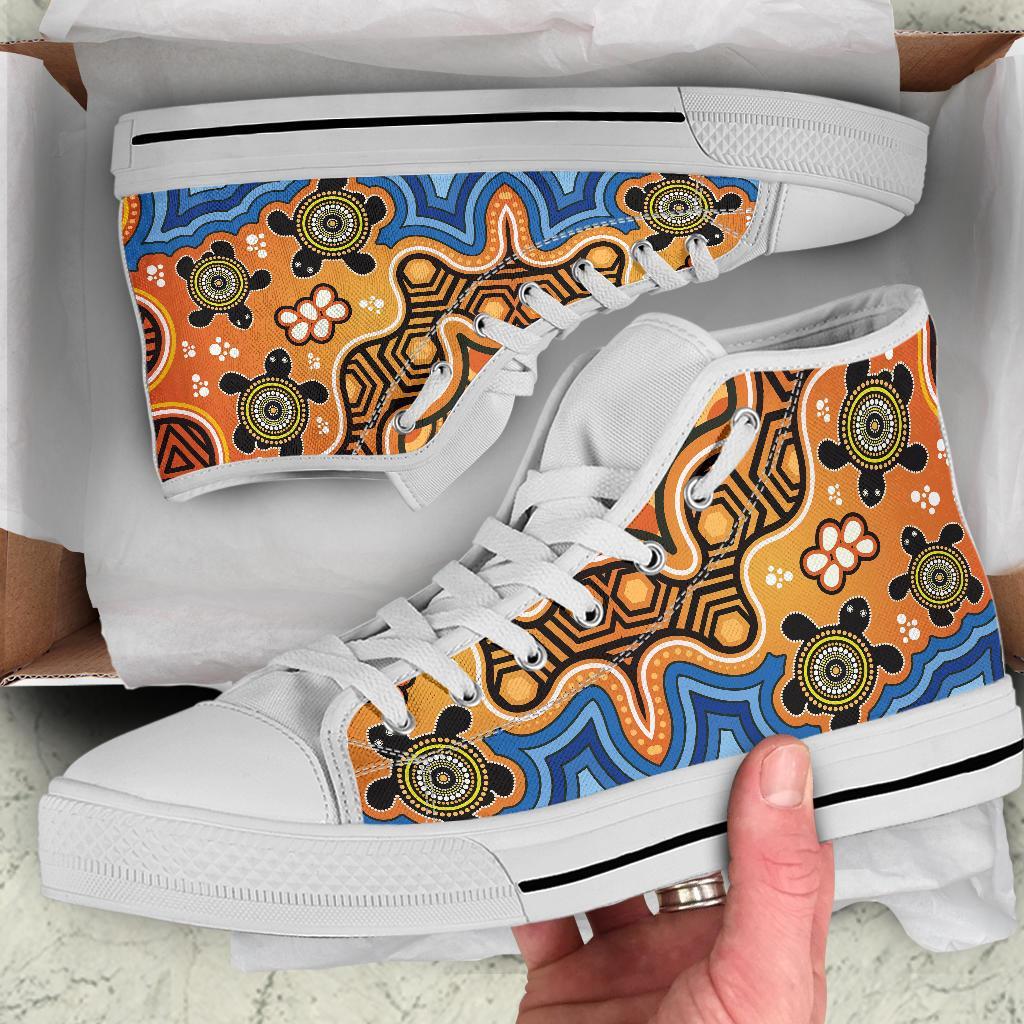 aboriginal-high-top-shoes-indigenous-art-patterns-ver04
