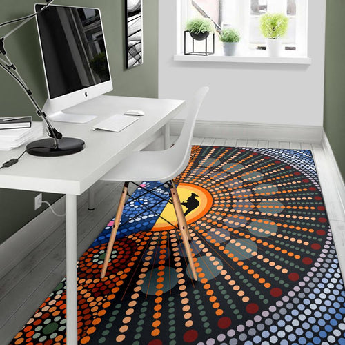 area-rug-aboriginal-dot-painting-rug-kangaroo-ver03