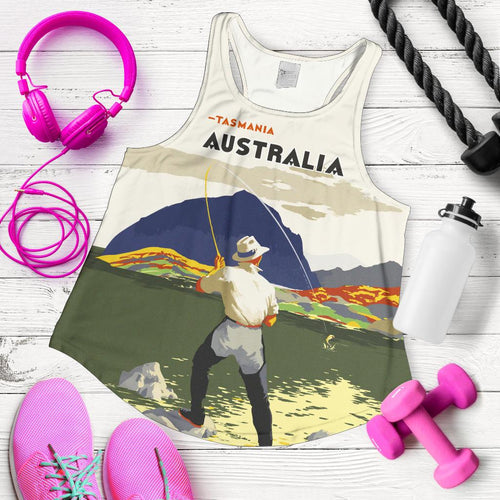 Racerback Tank - Tasmania Top Tank Fishing - Women - Vibe Hoodie