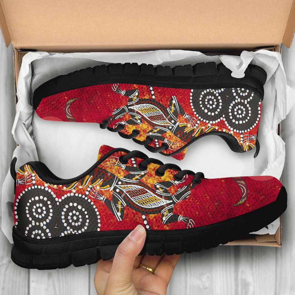 aboriginal-sneakers-crocodile-and-kangaroo-patterns-aboriginal-dot-shoes
