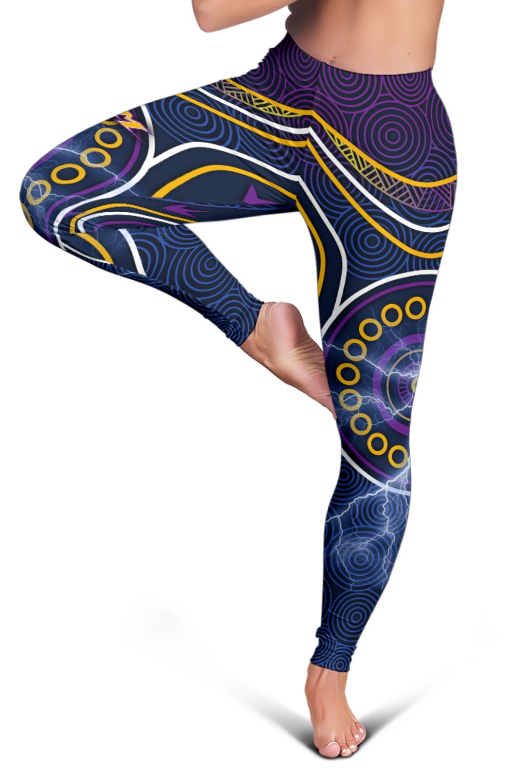 melbourne-women-leggings-lightning-storm-indigenous