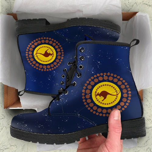 1staustralia-leather-boots-kangaroo-on-the-sun