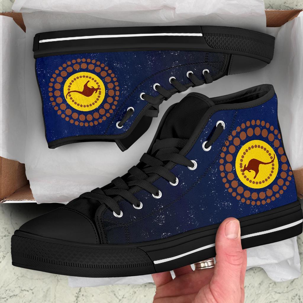 1staustralia-high-top-shoes-kangaroo-on-the-sun