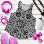 Racerback Tank - Aboriginal Dot Painting Tank Top Ver04 - Women - Vibe Hoodie