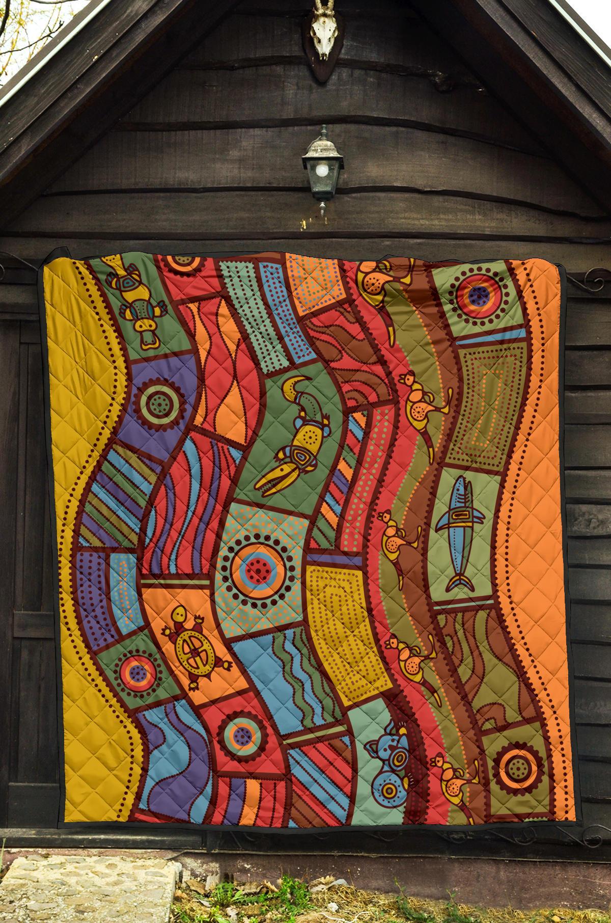 premium-quilt-aboriginal-art-with-animals