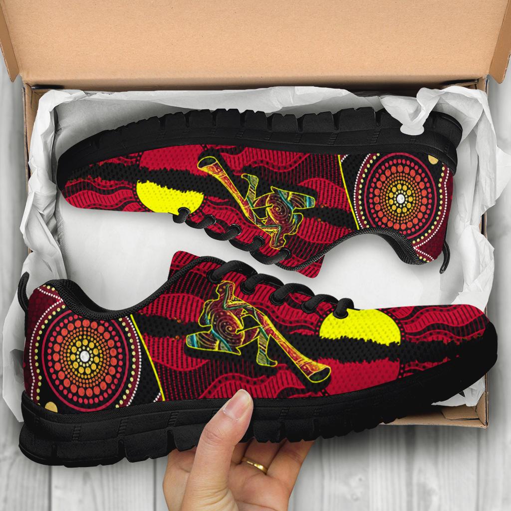 sneakers-australia-aboriginal-dots-with-didgeridoo-black