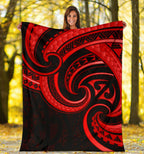 new-zealand-maori-mangopare-premium-blanket-polynesian-red
