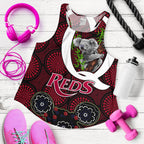 Queensland Women's Racerback Tank Reds Rugby - Koala - Vibe Hoodie