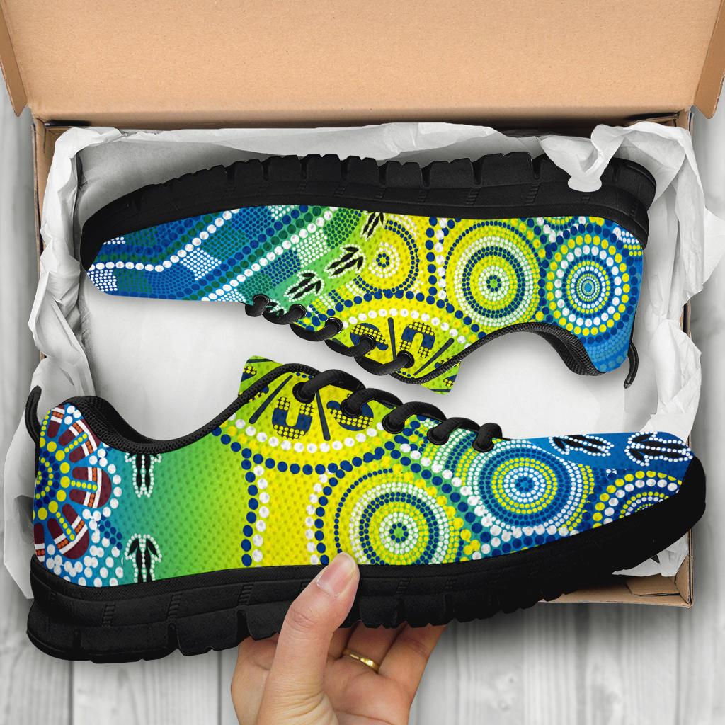 aboriginal-sneakers-dot-painting-indigenous-circle-patterns