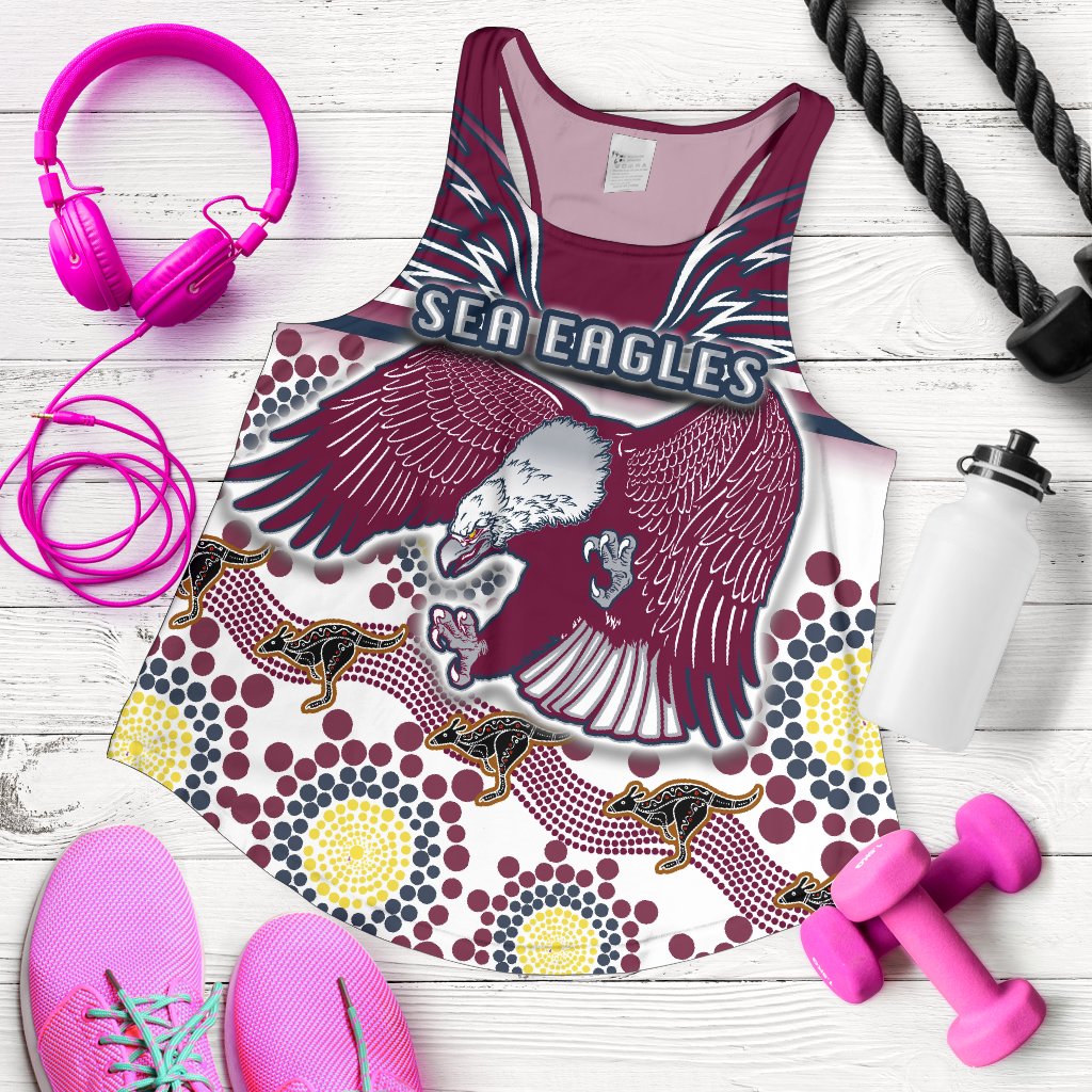 Sea Eagles Women Racerback Tank Special Indigenous - Vibe Hoodie