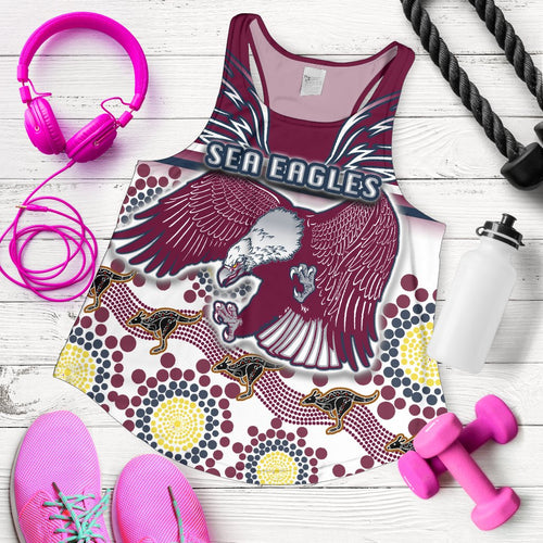 Sea Eagles Women Racerback Tank Special Indigenous - Vibe Hoodie