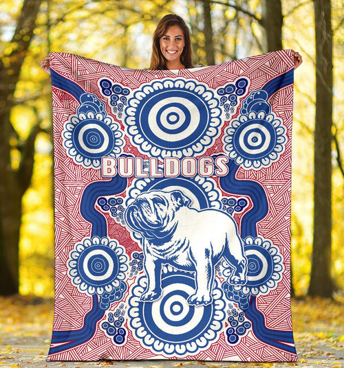 western-premium-blanket-bulldogs-simple-indigenous