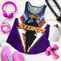 Melbourne Women's Racerback Tank Storm Anzacday - Vibe Hoodie
