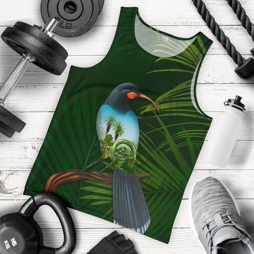 huia-bird-new-zealand-mens-tank-top