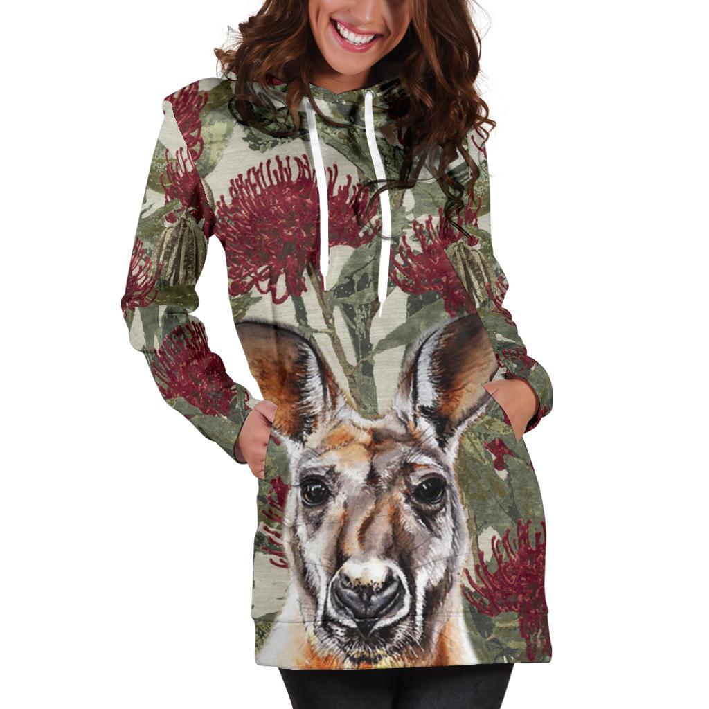 hoodie-dress-kangaroo-hoodie-waratah-painting