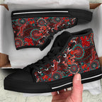 high-top-shoes-aboriginal-animal-dot-acrylic-paint