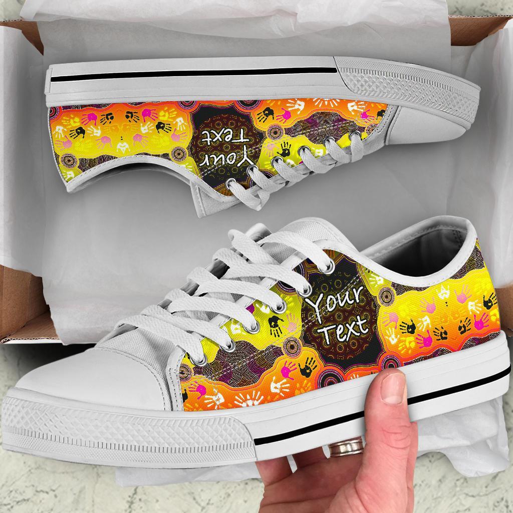 custom-aboriginal-low-top-shoe-indigenous-circle-dot-painting-hand-art-bn18