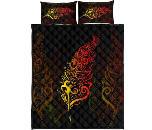 light-silver-fern-new-zealand-quilt-bed-set-sunset-vibe