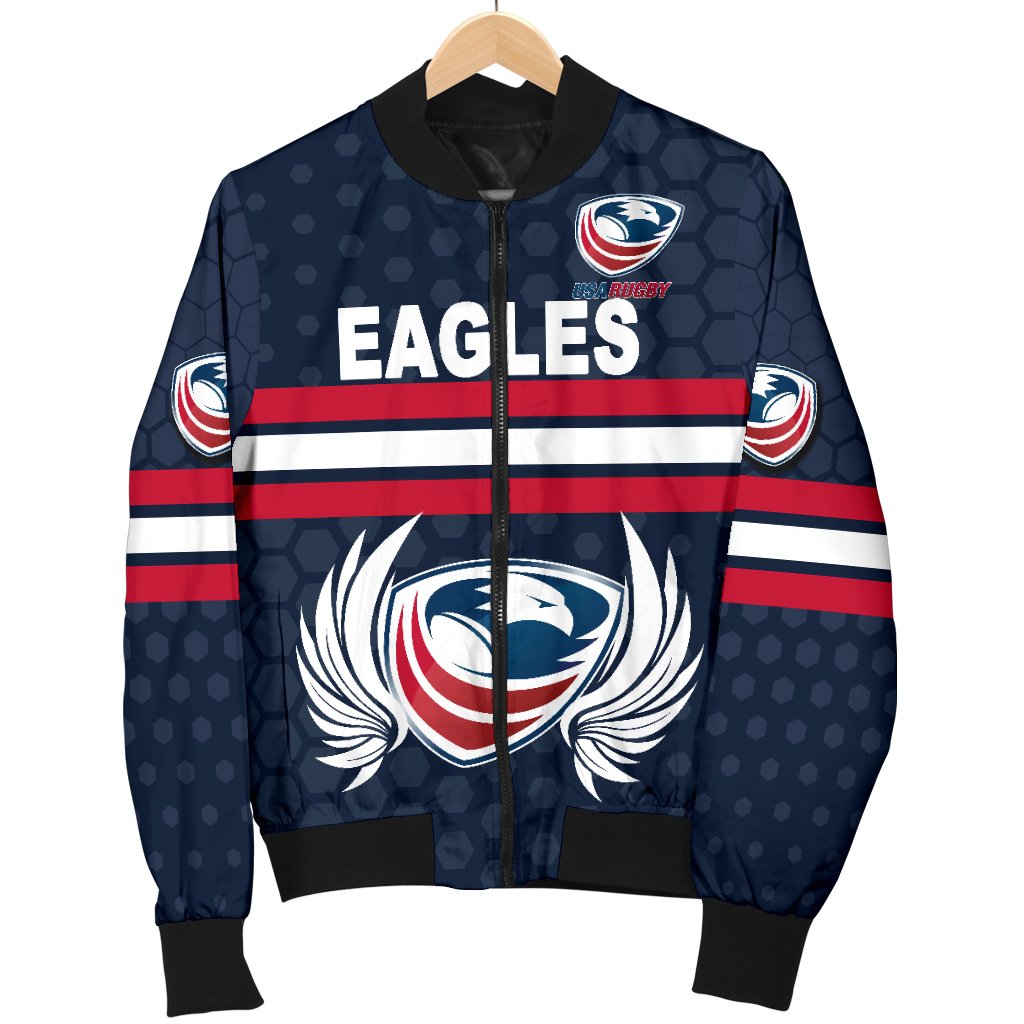 usa-rugby-womens-bomber-jacket-eagles-simple-style-full-navy