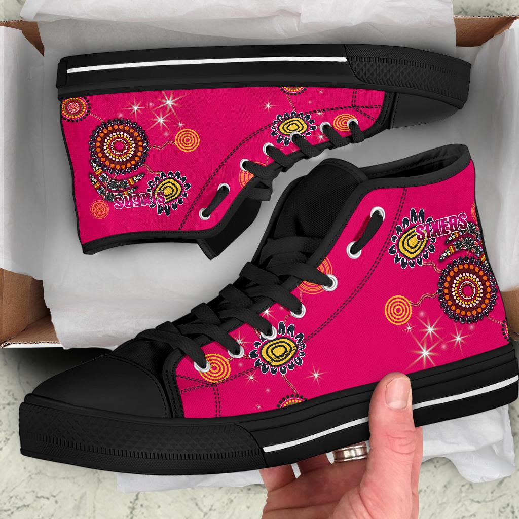 sydney-high-top-shoe-sixers-indigenous-magenta
