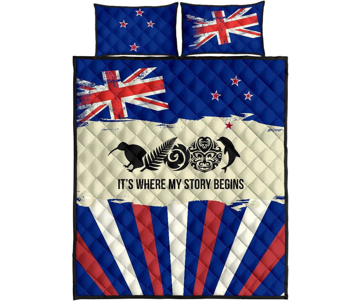 new-zealand-where-my-story-begins-quilt-bed-set-blue