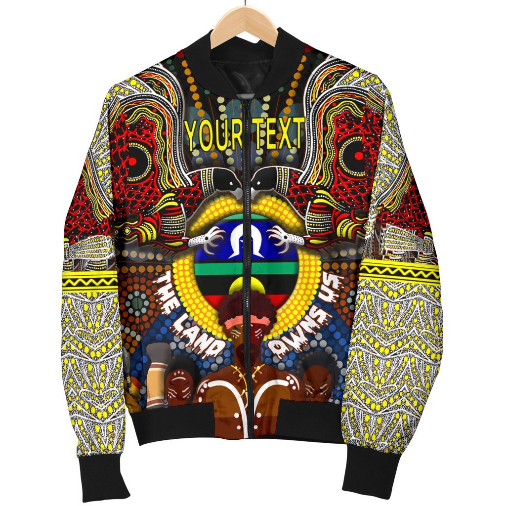 custom-text-the-land-owns-us-mens-bomber-jacket