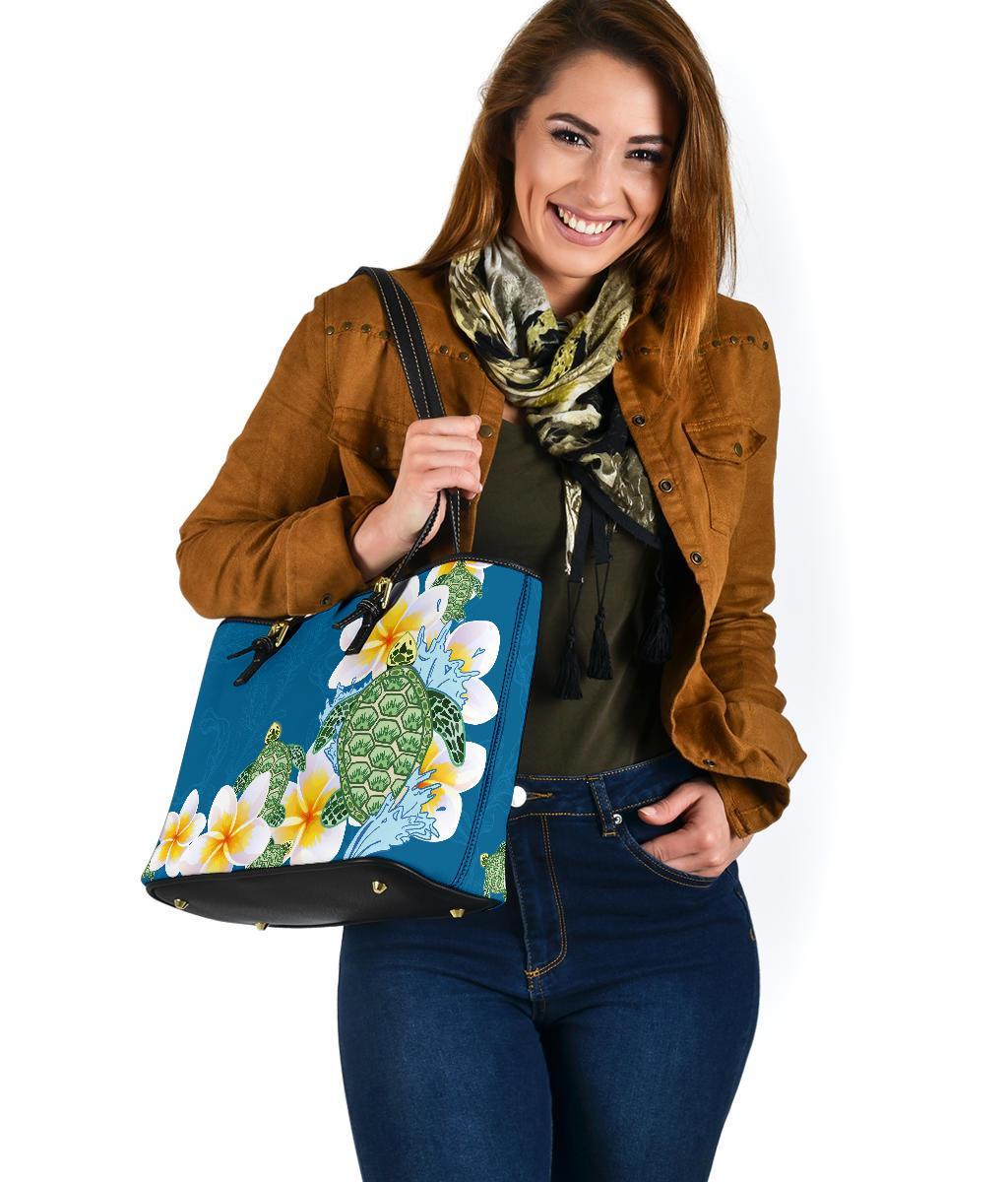 plumeria-sea-turtle-small-leather-tote