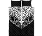 quilt-bed-set-nz-maori-tattoo-koru-white