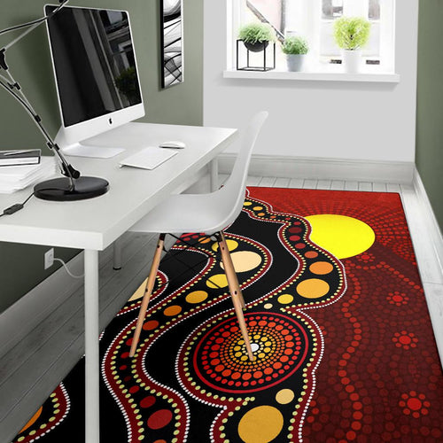 aboriginal-area-rug-australia-aboriginal-lives-matter-flag-circle-dot-painting-art