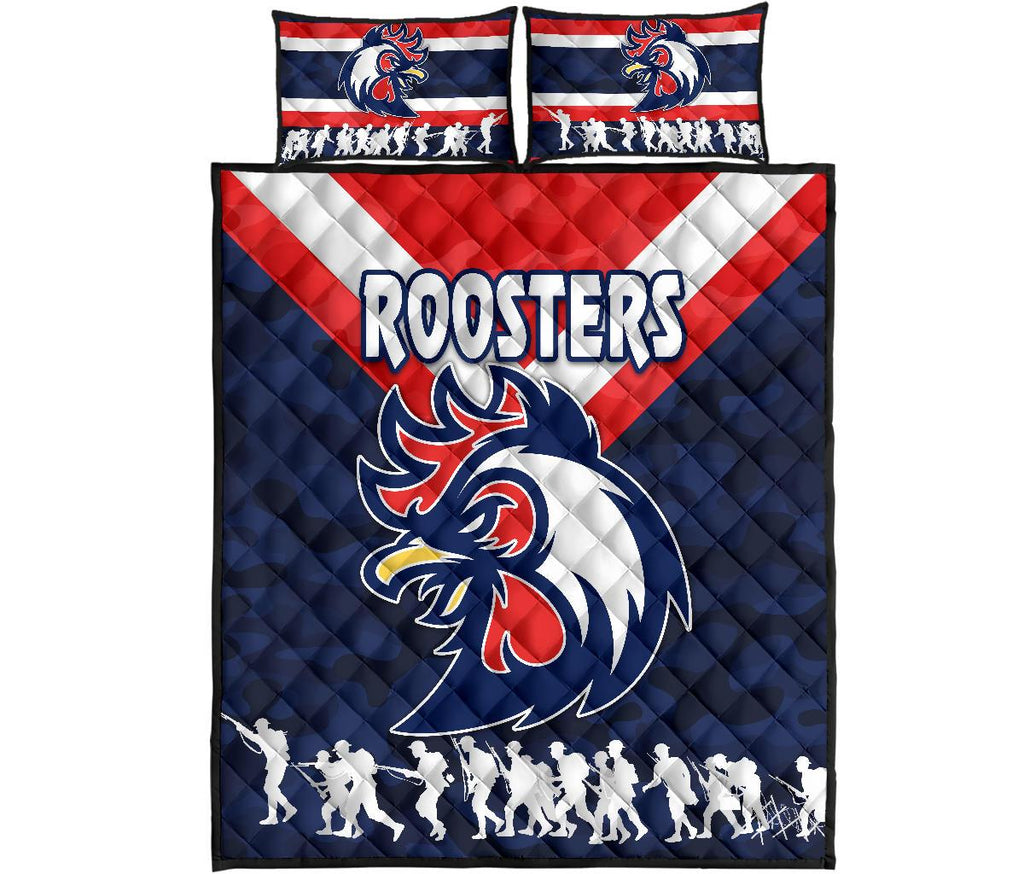 sydney-quilt-bed-set-roosters-anzac-style