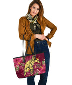 new-zealand-large-leather-tote-turtle-polynesian-hibiscus