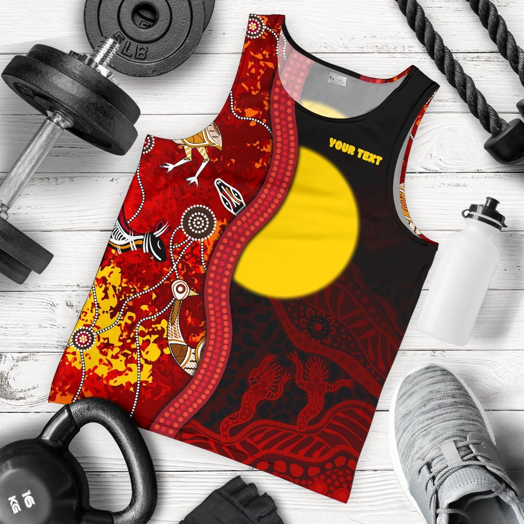 custom-aboriginal-mens-tank-top-red-indigenous-flag