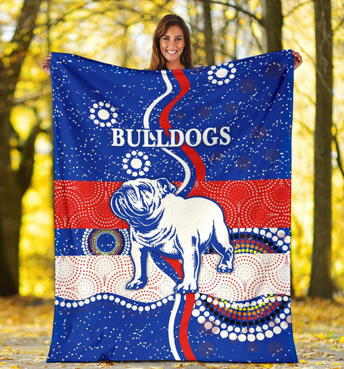 western-premium-blanket-bulldogs-unique-indigenous