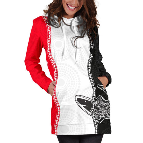 st-kilda-womens-hoodie-dress-aboriginal